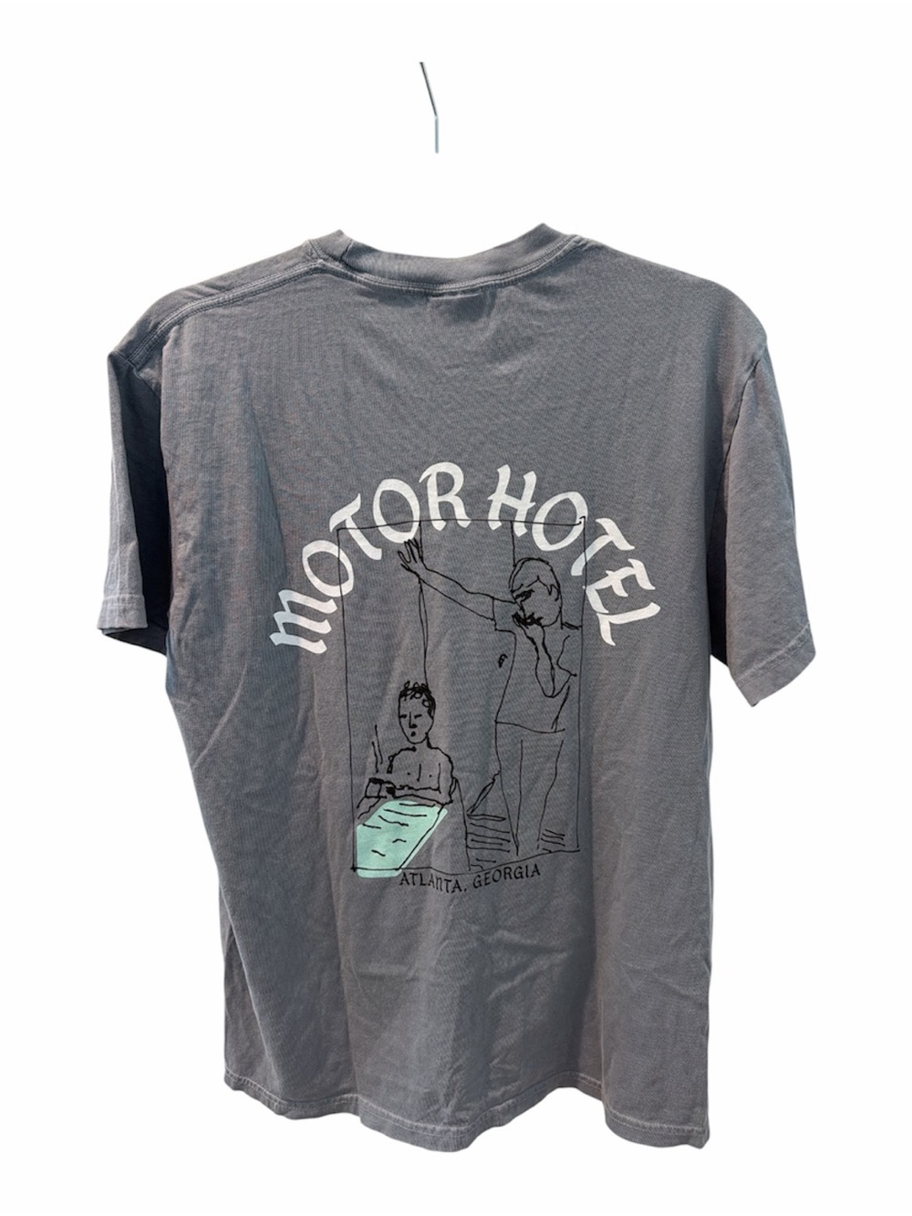COMFORT COLORS Hotel Clermont Atlanta Georgia Gray Tee size medium - Picture 3 of 6